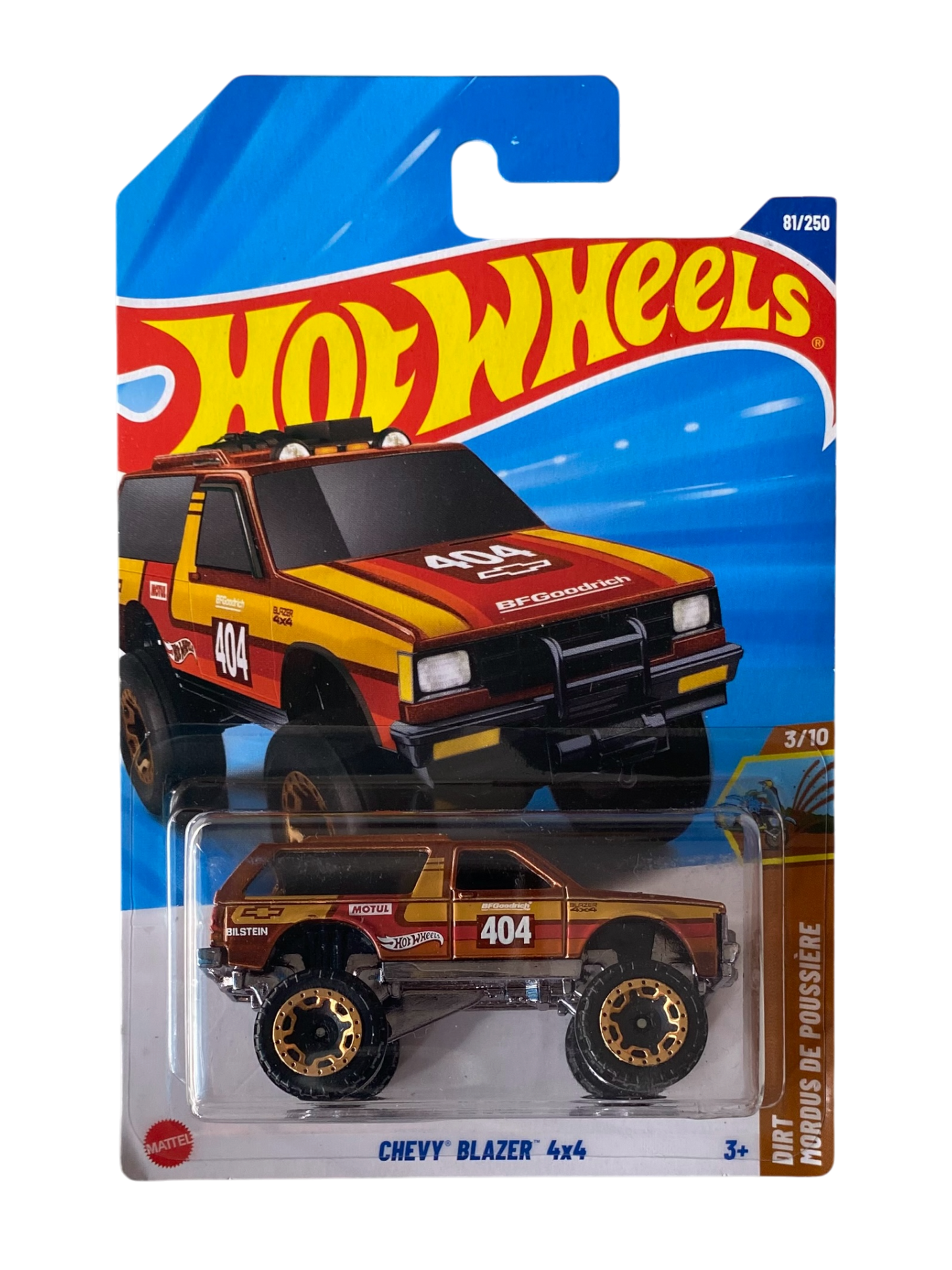 Hot Wheels  Chevy Blazer 4X4 (Dirt Mordus De Poussiere)