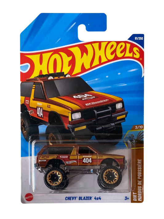 Hot Wheels  Chevy Blazer 4X4 (Dirt Mordus De Poussiere)
