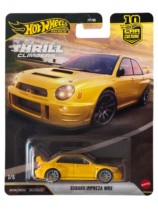 Hot Wheels Premium  Subaru Impreza WRX (Thrill Climbers)