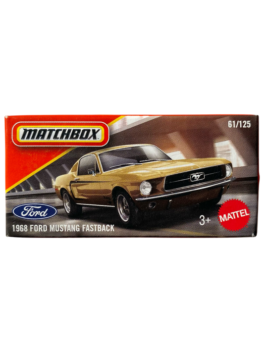 Matchbox  1968 Ford Mustang Fastback (Metalflake Gold)