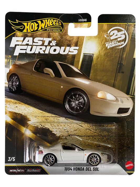 Hot Wheels Premium  1994 Honda Del Sol (Fast & Furious)