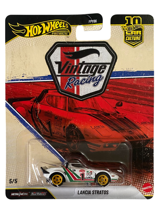 Hot Wheels Premium  Lancia Stratos (Vintage Racing)