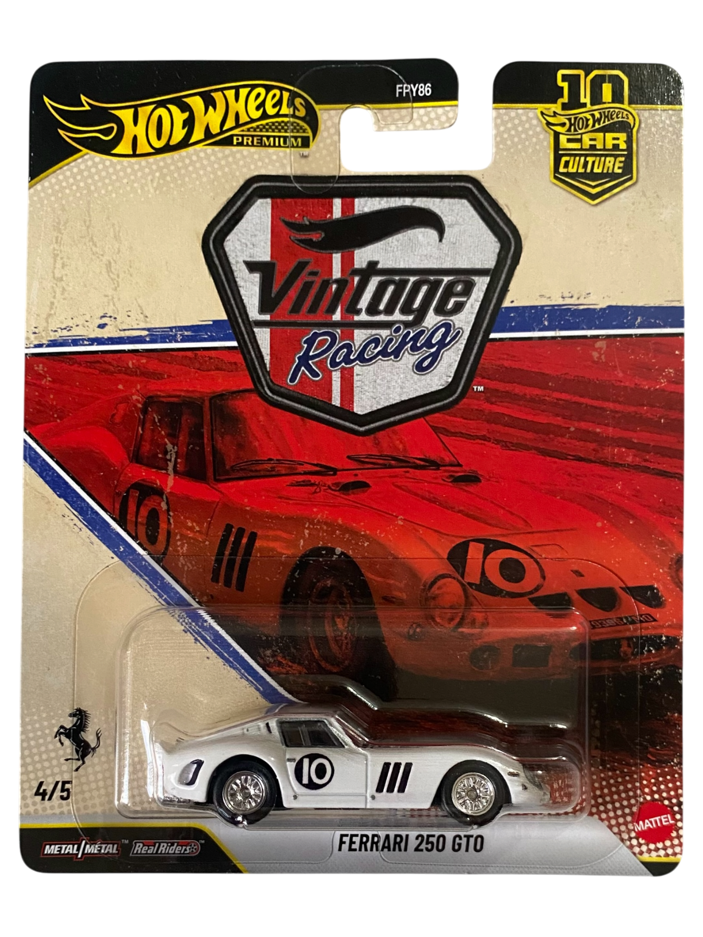 Hot Wheels Premium  Ferrari 250 GTO (Vintage Racing)