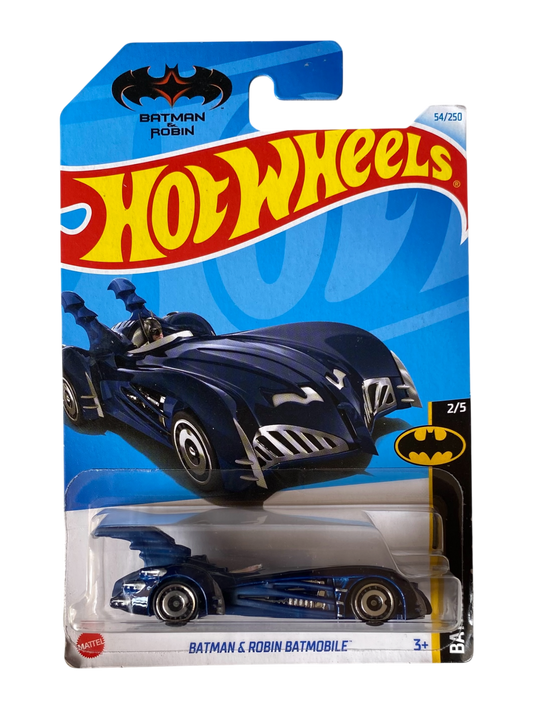 Hot Wheels  Batman & Robin Batmobile (Batman) Navy/Silver