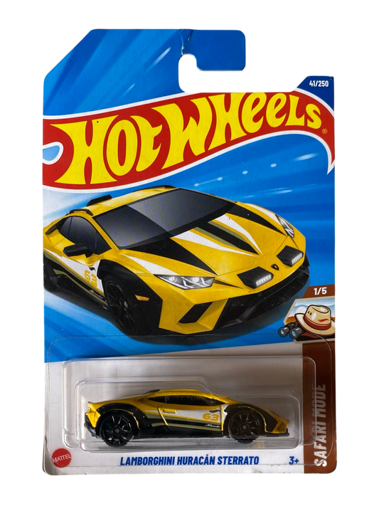 Hot Wheels  Lamborghini Huracán Sterrato (Safari Mode) Yellow