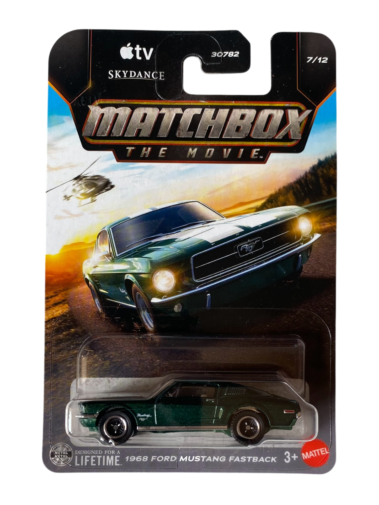 MatchBox The Movie (Apple tv) - 1968 Ford Mustang Fastback (Metalflake Green)