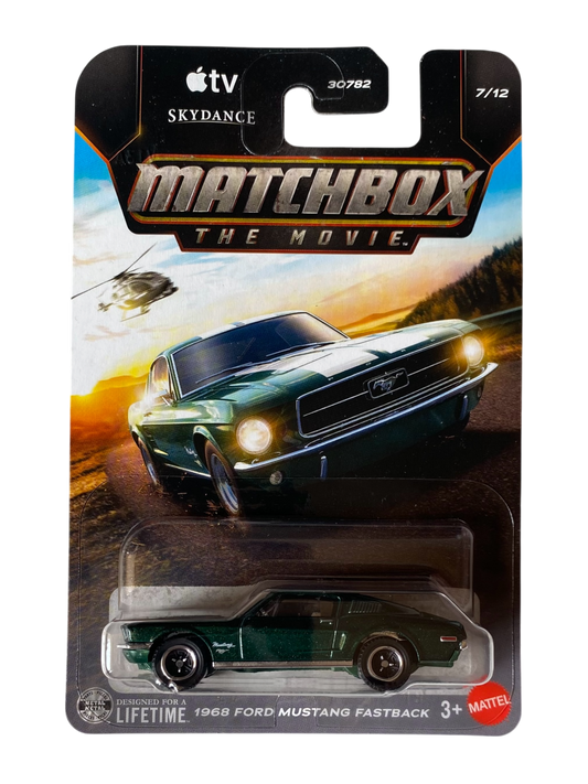 MatchBox The Movie (Apple tv) - 1968 Ford Mustang Fastback (Metalflake Green)
