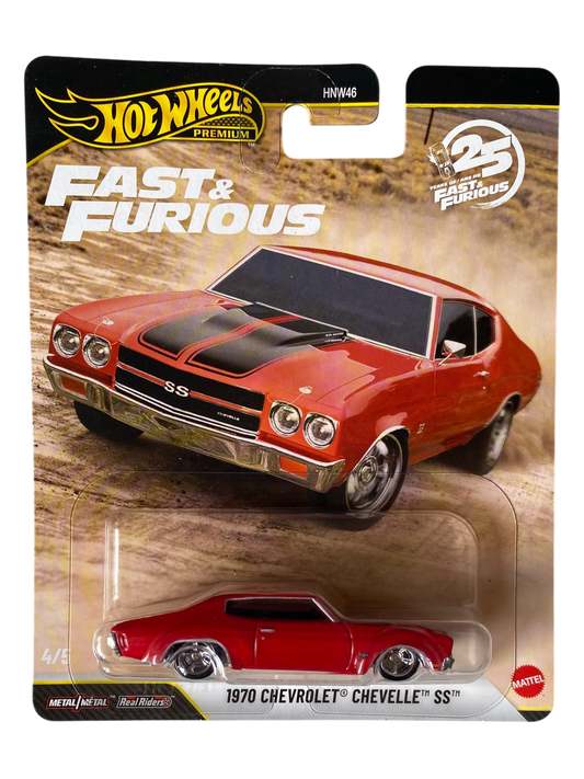 Hot Wheels Premium  1970 Chevrolet Chevelle SS (Fast & Furious) Red