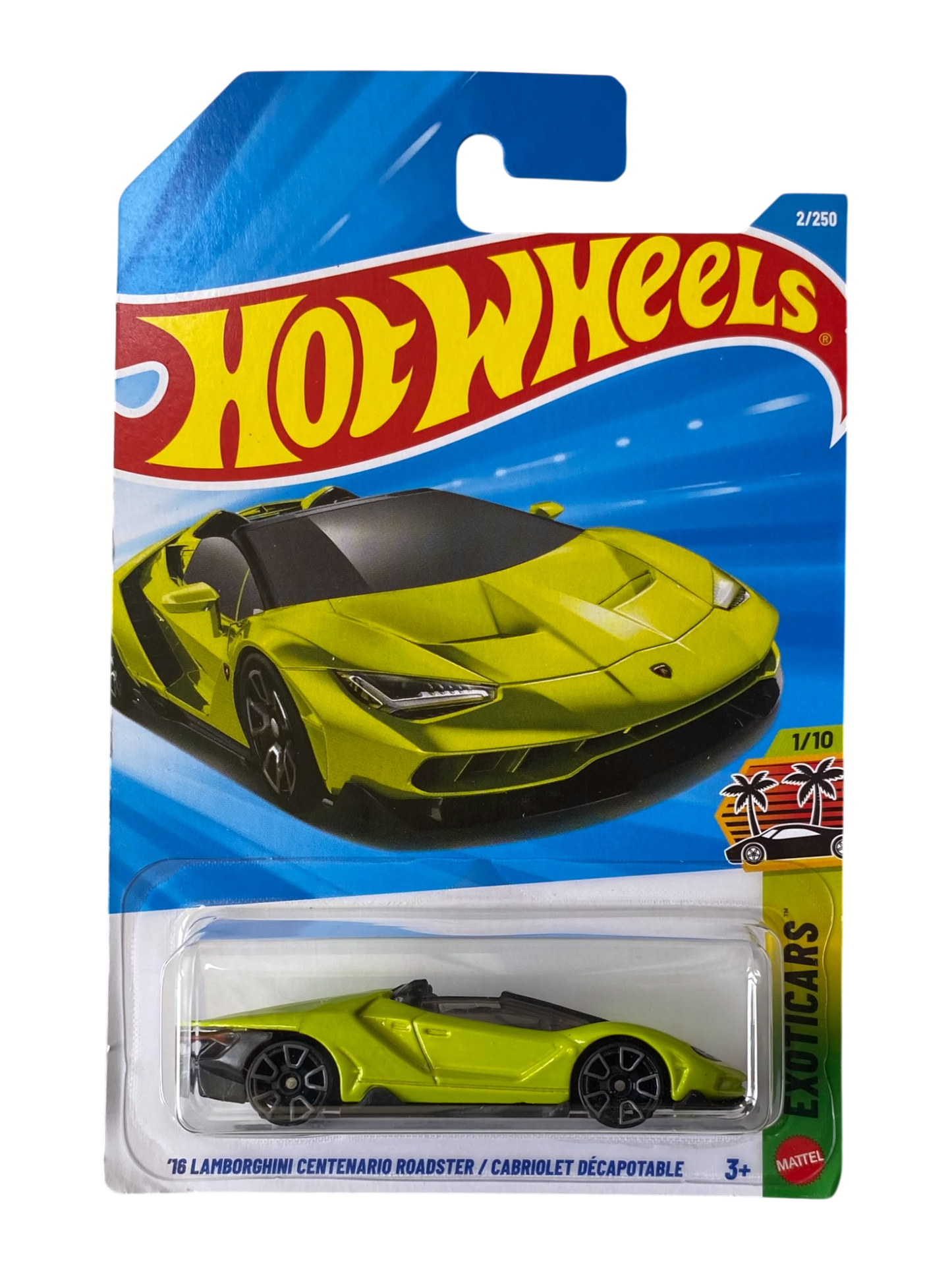 Hot Wheels  ‘16 Lamborghini Centenario Roadster / Cabriolet Décapotable (Exoticars)