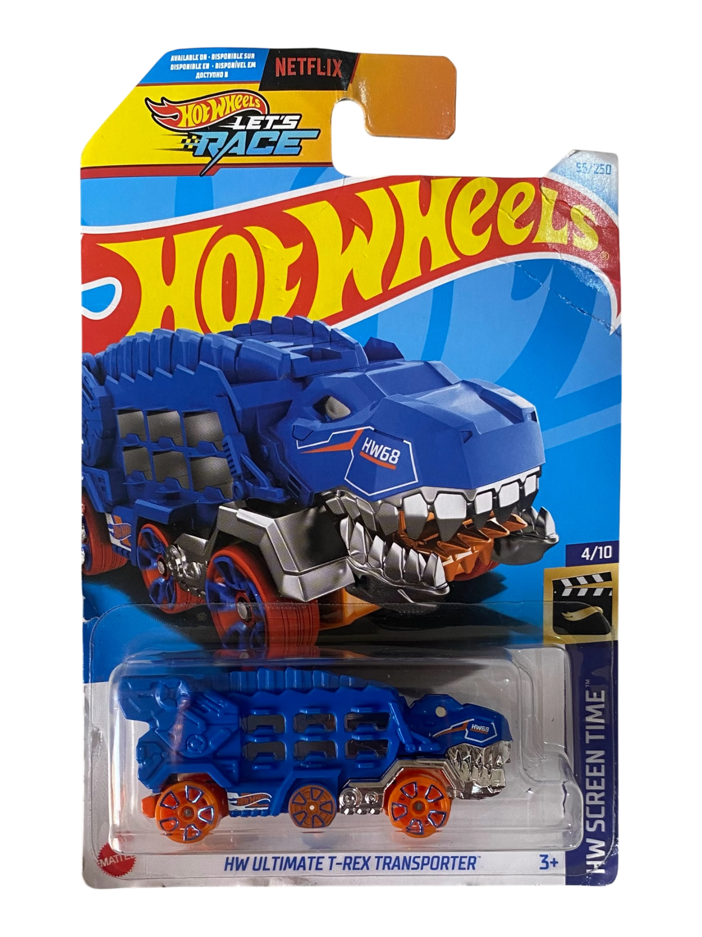 Hot Wheels  HW Ultimate T-Rex Transporter (HW Screentime) Netflix: Lets Race