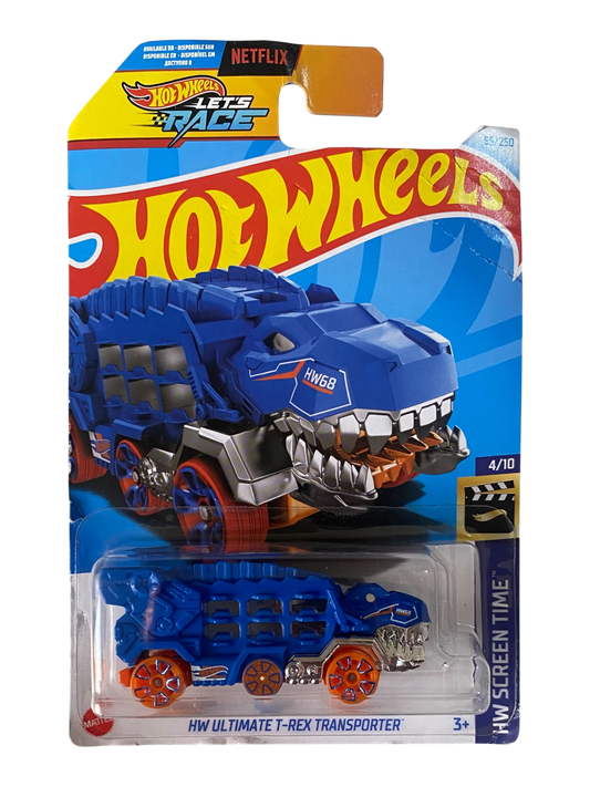 Hot Wheels  HW Ultimate T-Rex Transporter (HW Screentime) Netflix: Lets Race