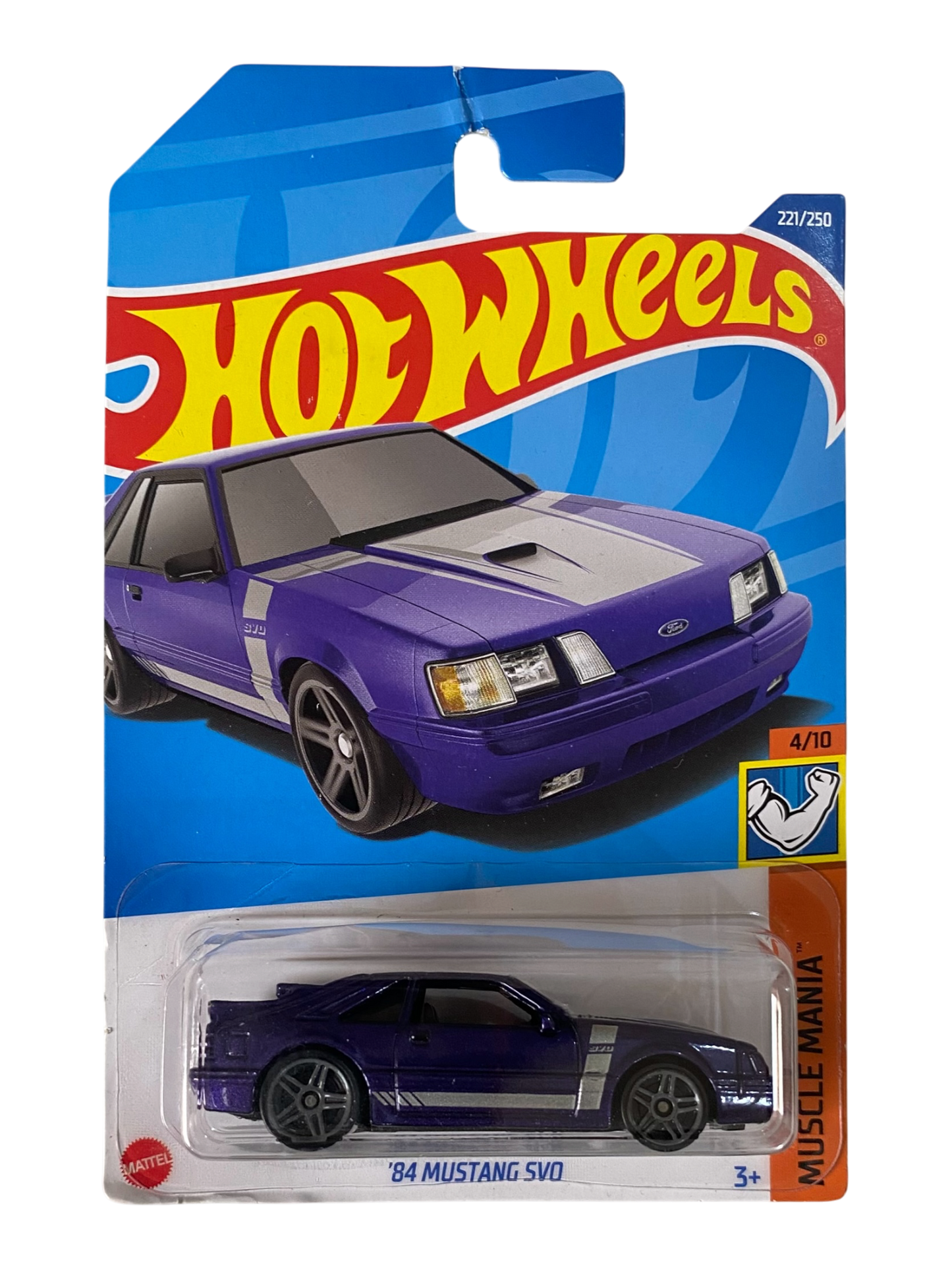 Hot Wheels  ‘84 Mustang SVO (Muscle Mania) Purple