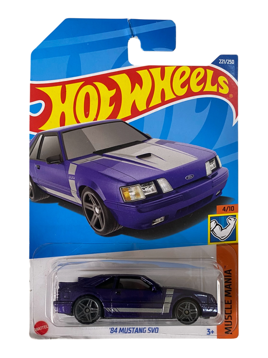 Hot Wheels  ‘84 Mustang SVO (Muscle Mania) Purple