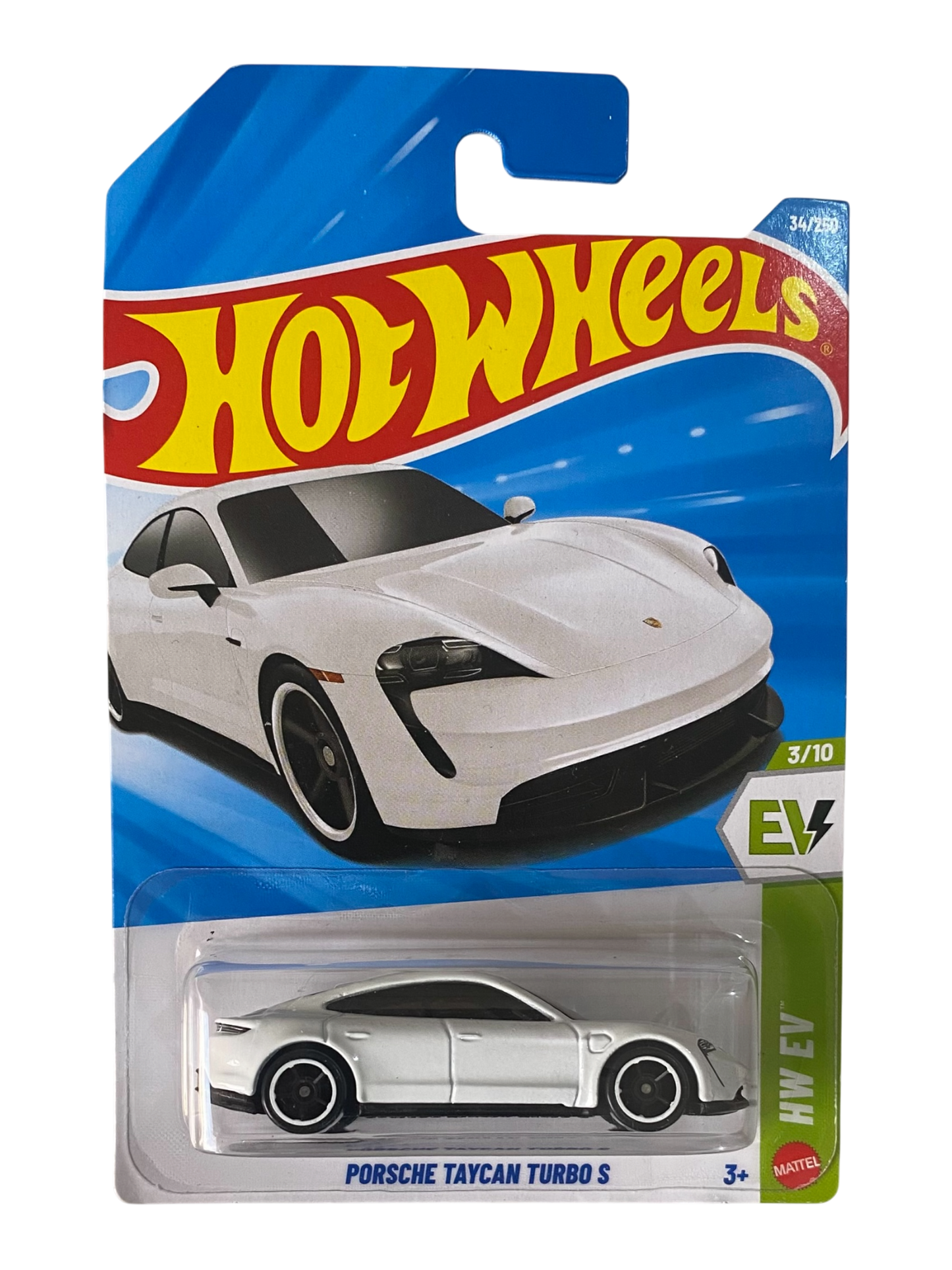 Hot Wheels  Porsche Taycan Turbo S (HW EV) white