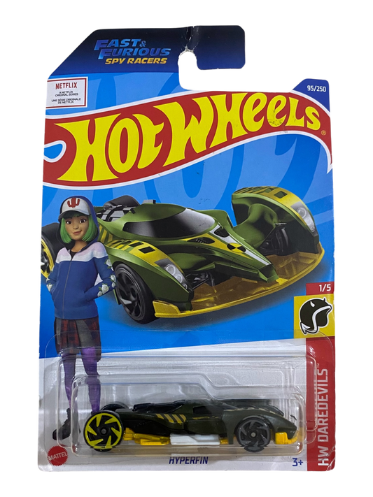 Hot Wheels  Hyperfin (HW Daredevils) Netflix: Fast & Furious Spy Racers (Metal/Metal)