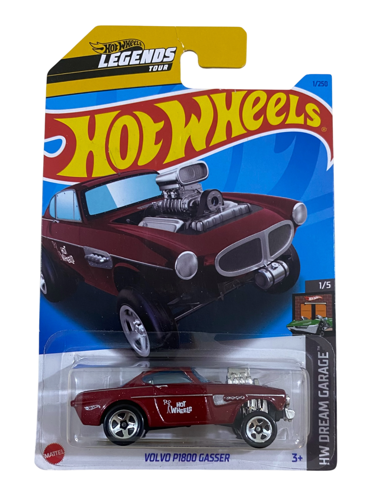 Hot Wheels  Volvo P1800 Gasser (HW Dream Garage ) MetalFlake Red