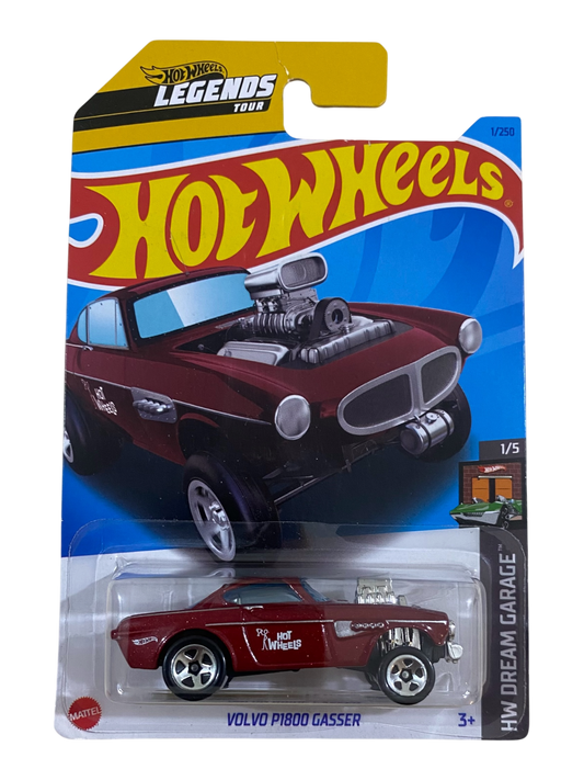 Hot Wheels  Volvo P1800 Gasser (HW Dream Garage ) MetalFlake Red