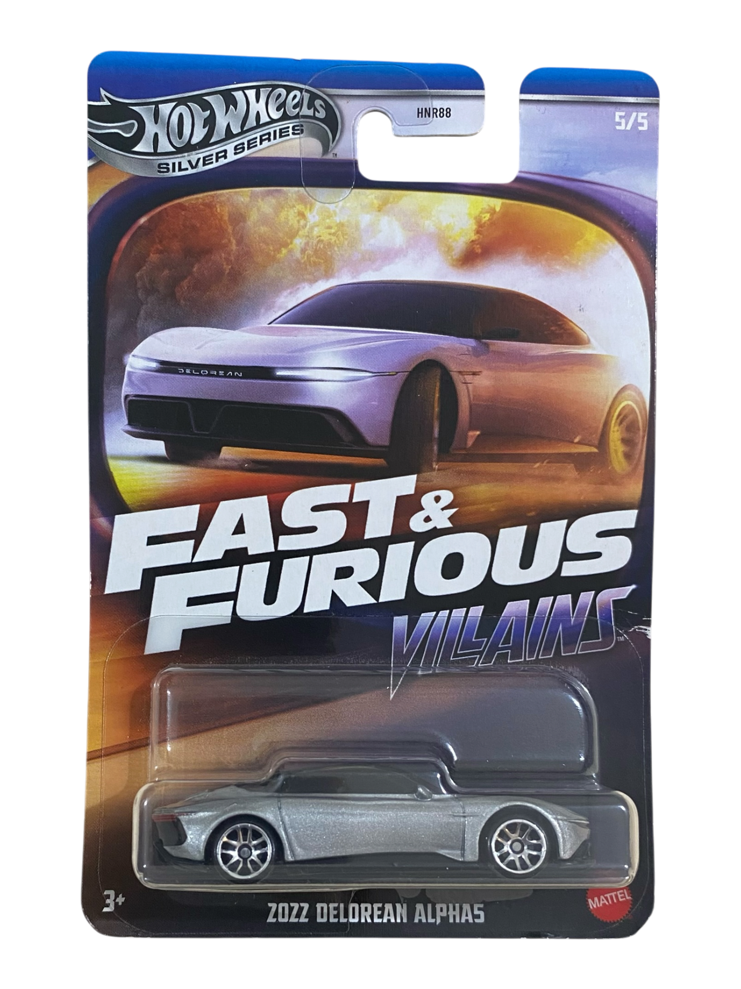 Hot Wheels  2022 Delorean Alpha5 (Fast & Furious Villains)