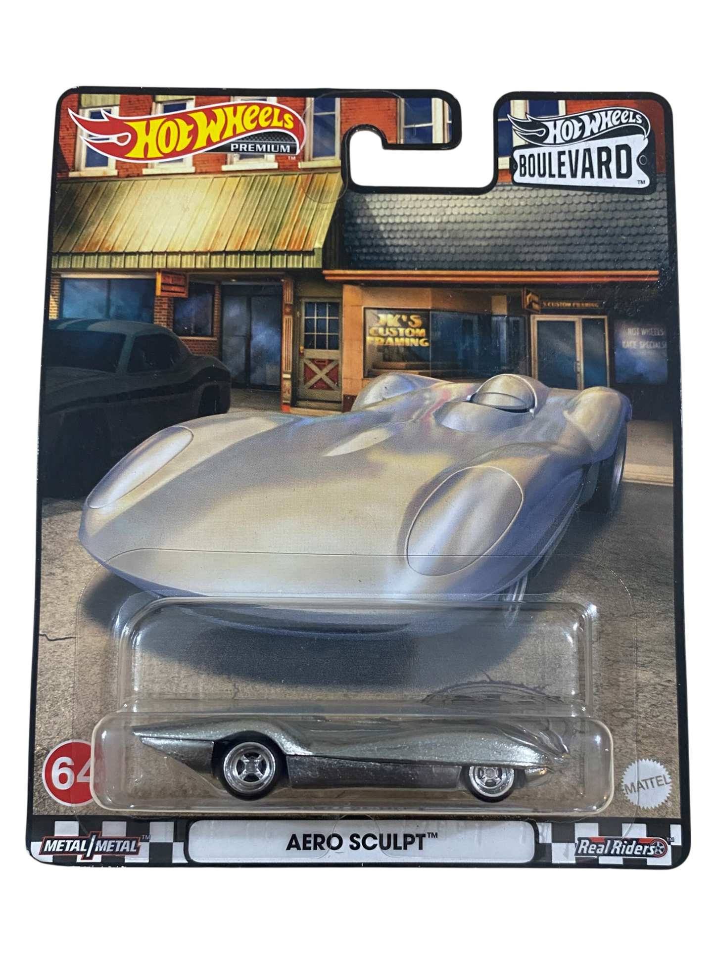 Hot Wheels Premium  Aero Sculpt (Zamac)