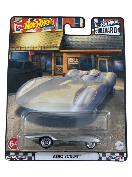 Hot Wheels Premium  Aero Sculpt (Zamac)