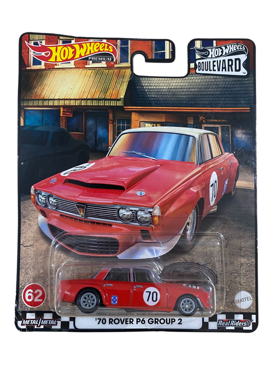 Hot Wheels Premium  ‘70 Rover P6 Group 2