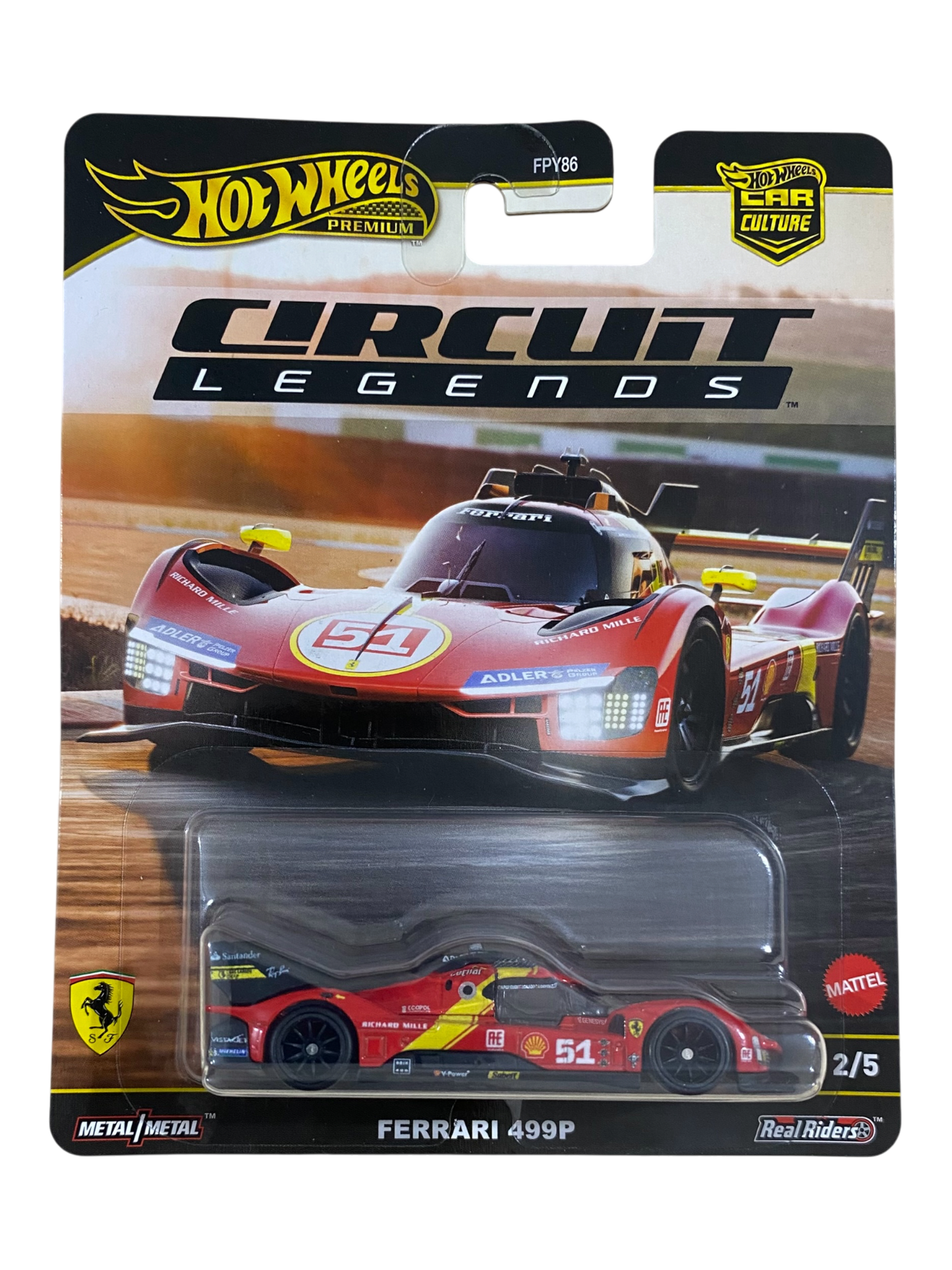 Hot Wheels Premium  Ferrari 499P (Circuit Legends)