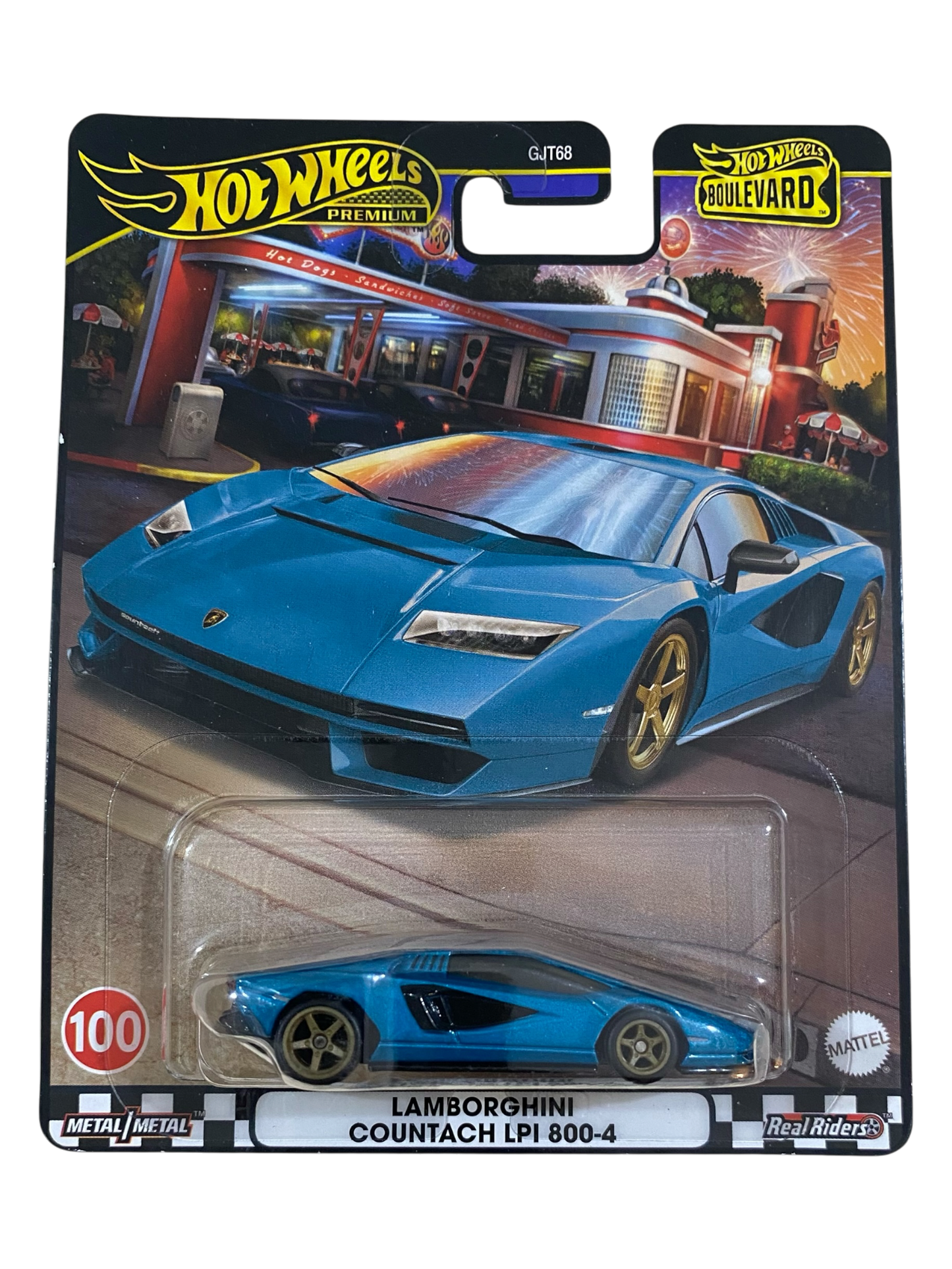 Hot Wheels Premium  Lamborghini Countach LPI 800-4