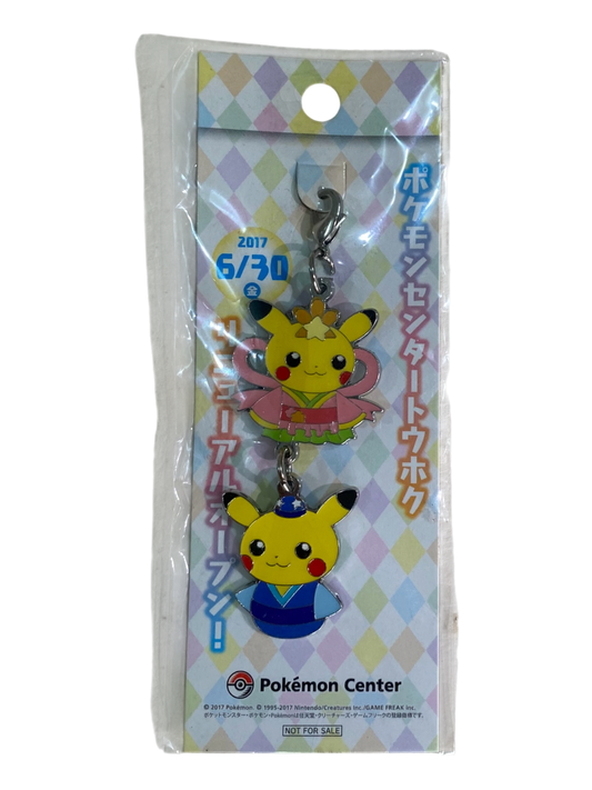 Pikachu Orihime & Hikoboshi Pokemon Center Tohoku Japan (2017) Metal Charm
