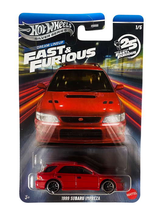 Hot Wheels  1999 Subaru Impreza (Fast & Furious: Dream Lineup)