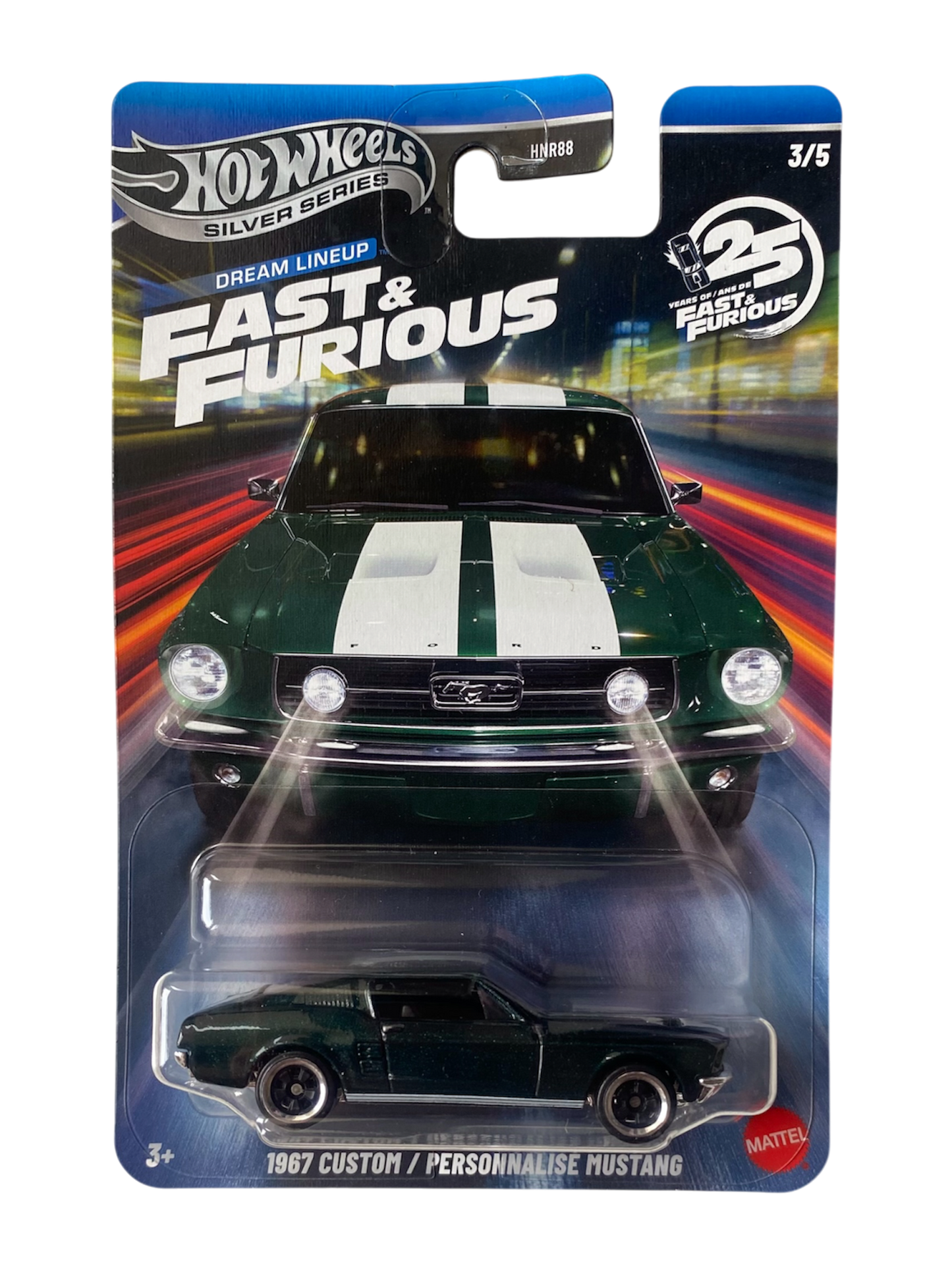 Hot Wheels  1968 Custom/Personnalisé Mustang (Fast & Furious: Dream Lineup)