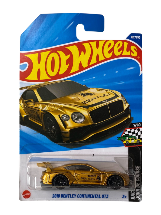 Hot Wheels  2018 Bentley Continental GT3 (Race Day Jour De Course) Metalflake gold
