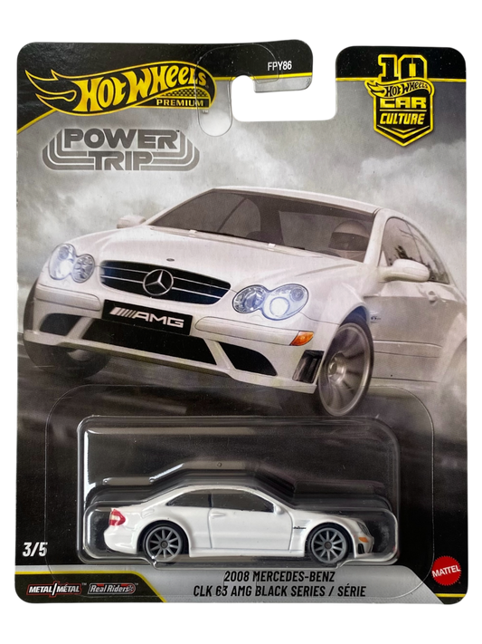 Hot Wheels Premium  2008 Mercedes-Benz CLK 63 AMG Black Series/Série (Power Trip)