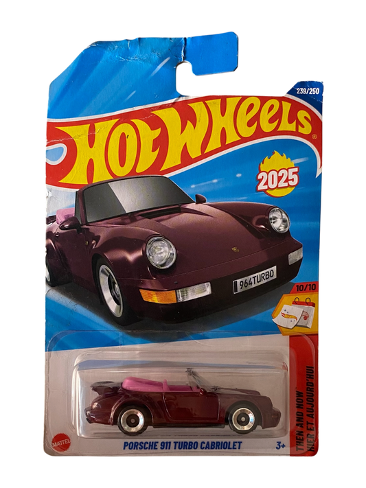 Hot Wheels  Porsche 911 Turbo Cabriolet (Then And Now Hier Et Aujourd’hui)