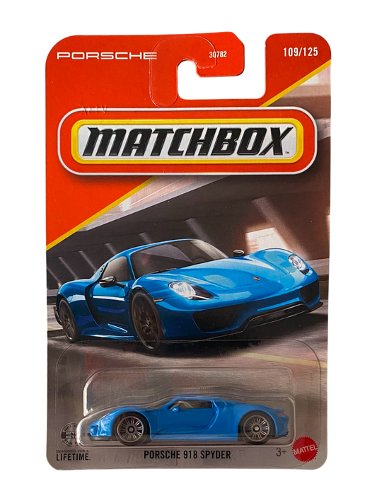 MatchBox  Porsche 918 SPYDER (Blue)