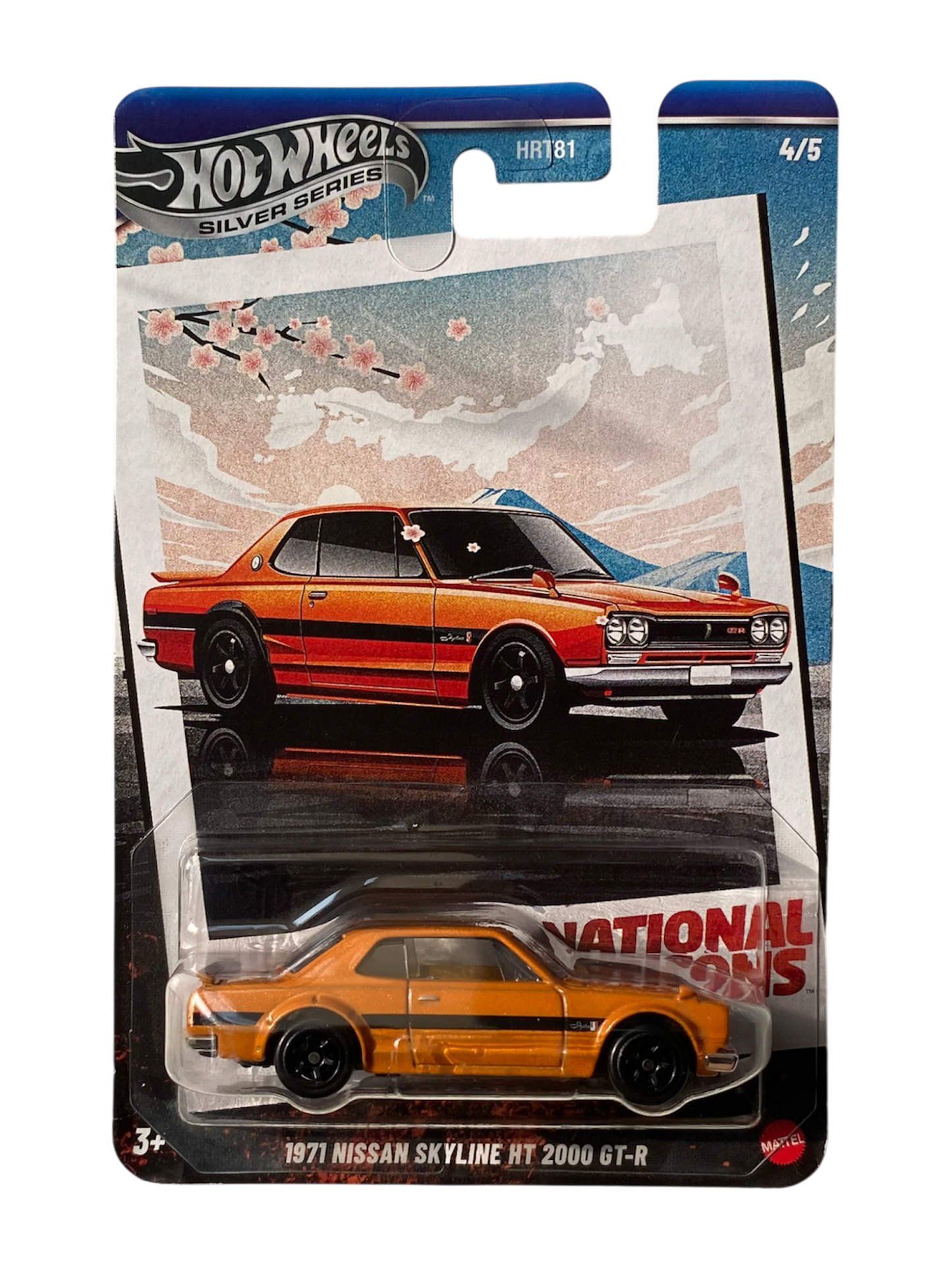 Hot Wheels  1971 Nissan Skyline HT 2000 GT-R (National Icons: Japan)