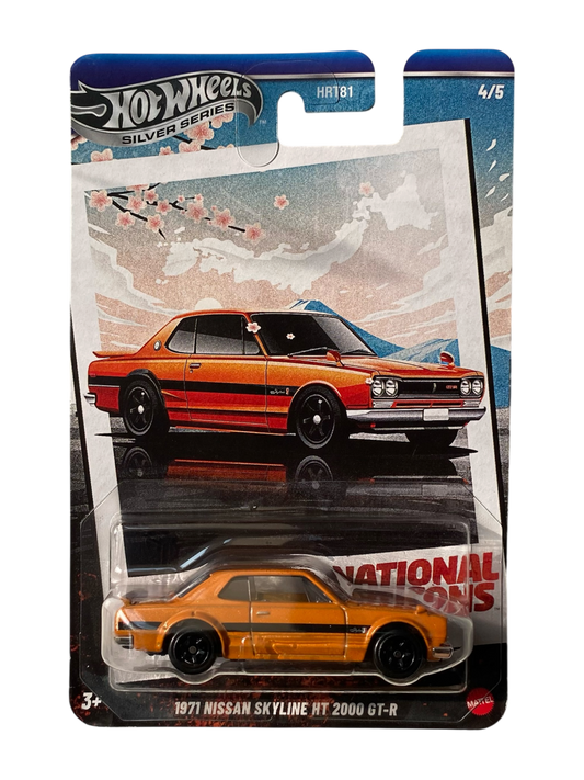 Hot Wheels  1971 Nissan Skyline HT 2000 GT-R (National Icons: Japan)