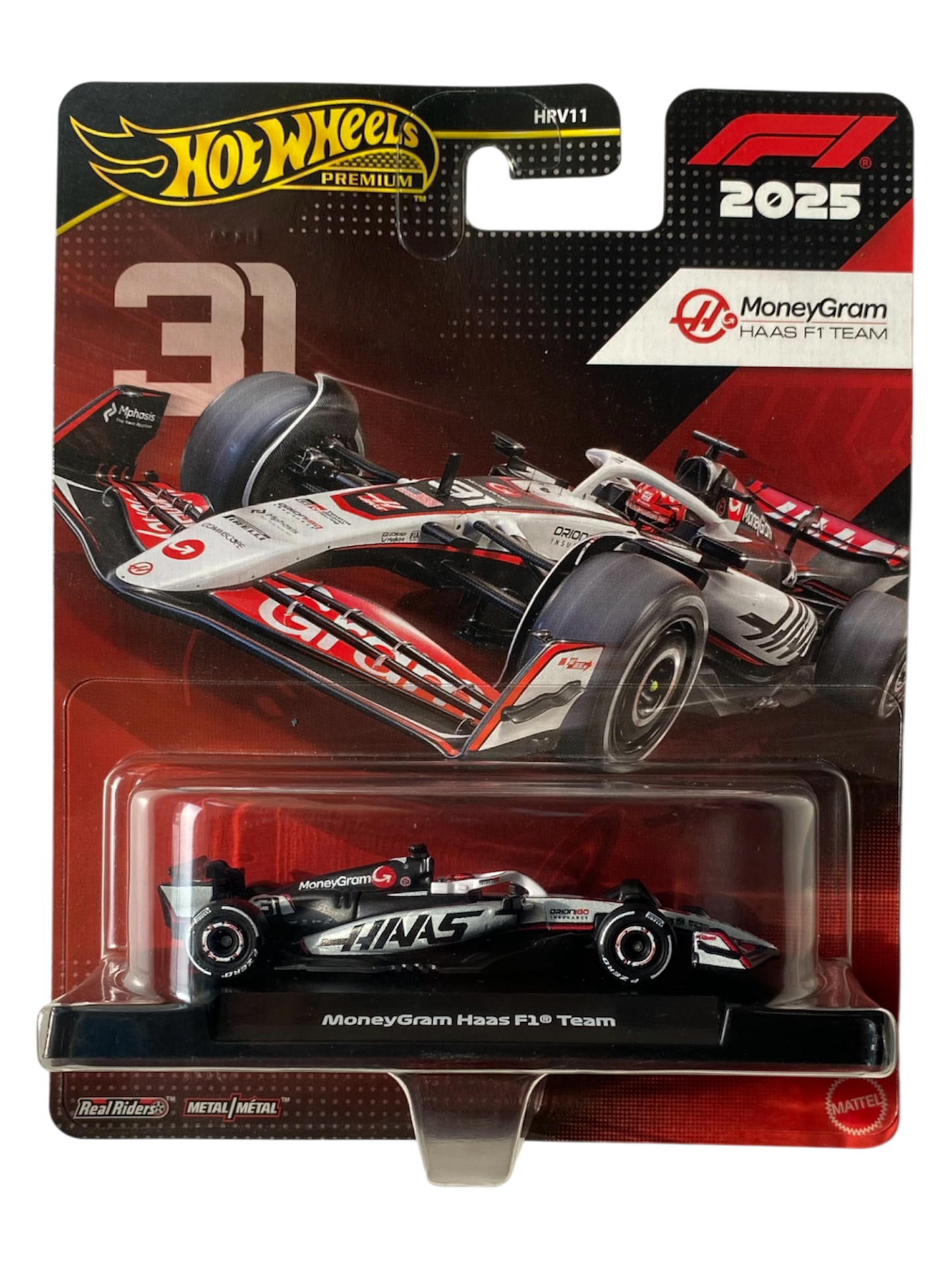 Hot Wheels Premium  MoneyGram Haas F1 Team (#31)