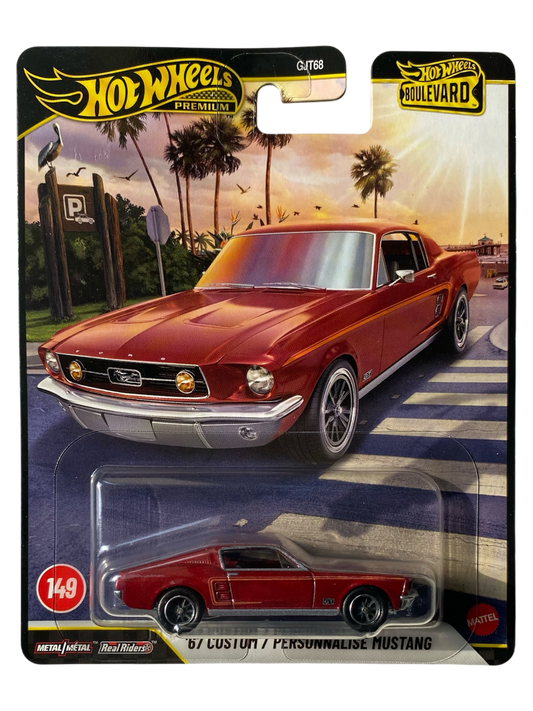Hot Wheels Premium  ‘67 Custom / Personnalisé Mustang