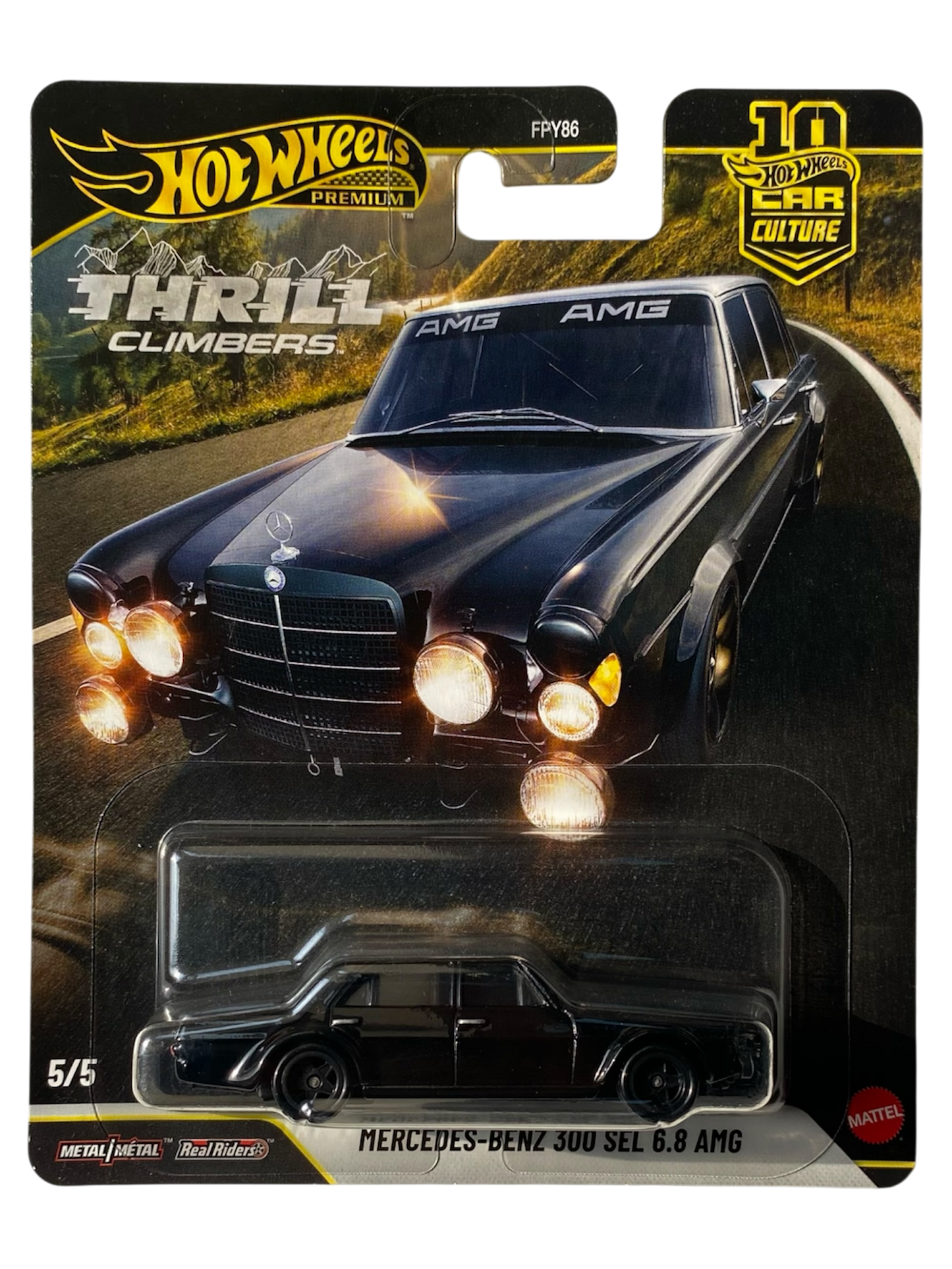 Hot Wheels Premium  Mercedes-Benz 300 SEL 6.8 AMG (Thrill Climbers)