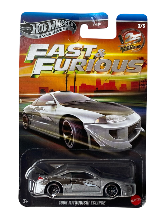 Hot Wheels  1995 Mitsubishi Eclipse  (25th Anniversary Fast & Furious)