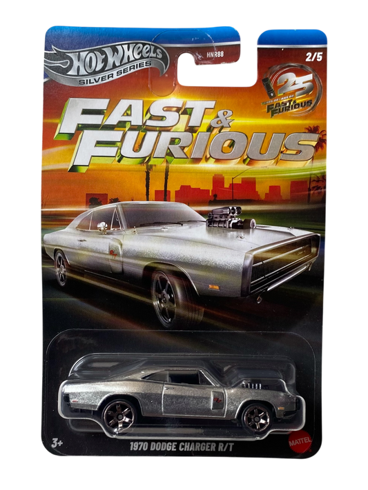Hot Wheels  1970 Dodge Charger R/T (25th Anniversary Fast & Furious) ZAMAC