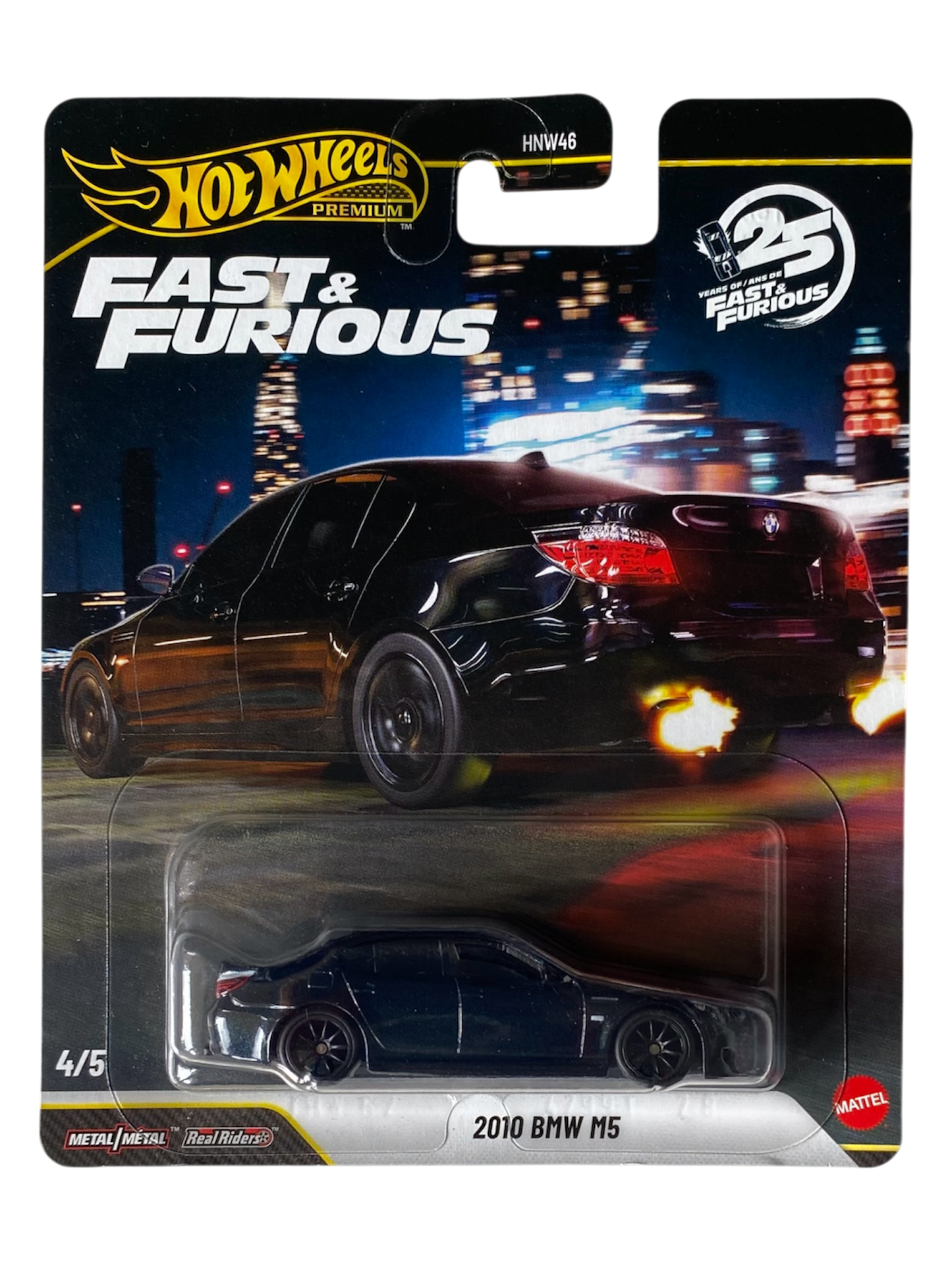 Hot Wheels Premium  2010 BMW M5 (Fast & Furious 6)