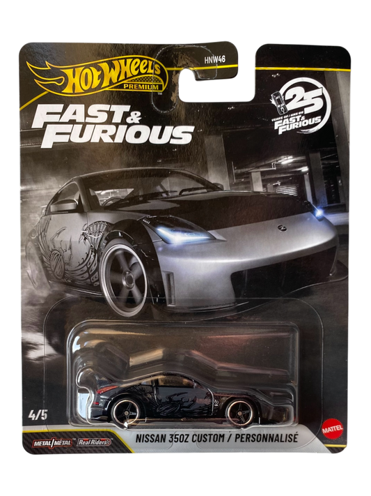 Hot Wheels Premium  Nissan 350Z Custom / Personnalisé (Fast & Furious Tokyo Drift)