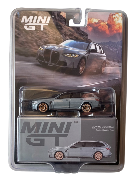 Mini GT  BMW M3 Competition Touring Brooklin Gray