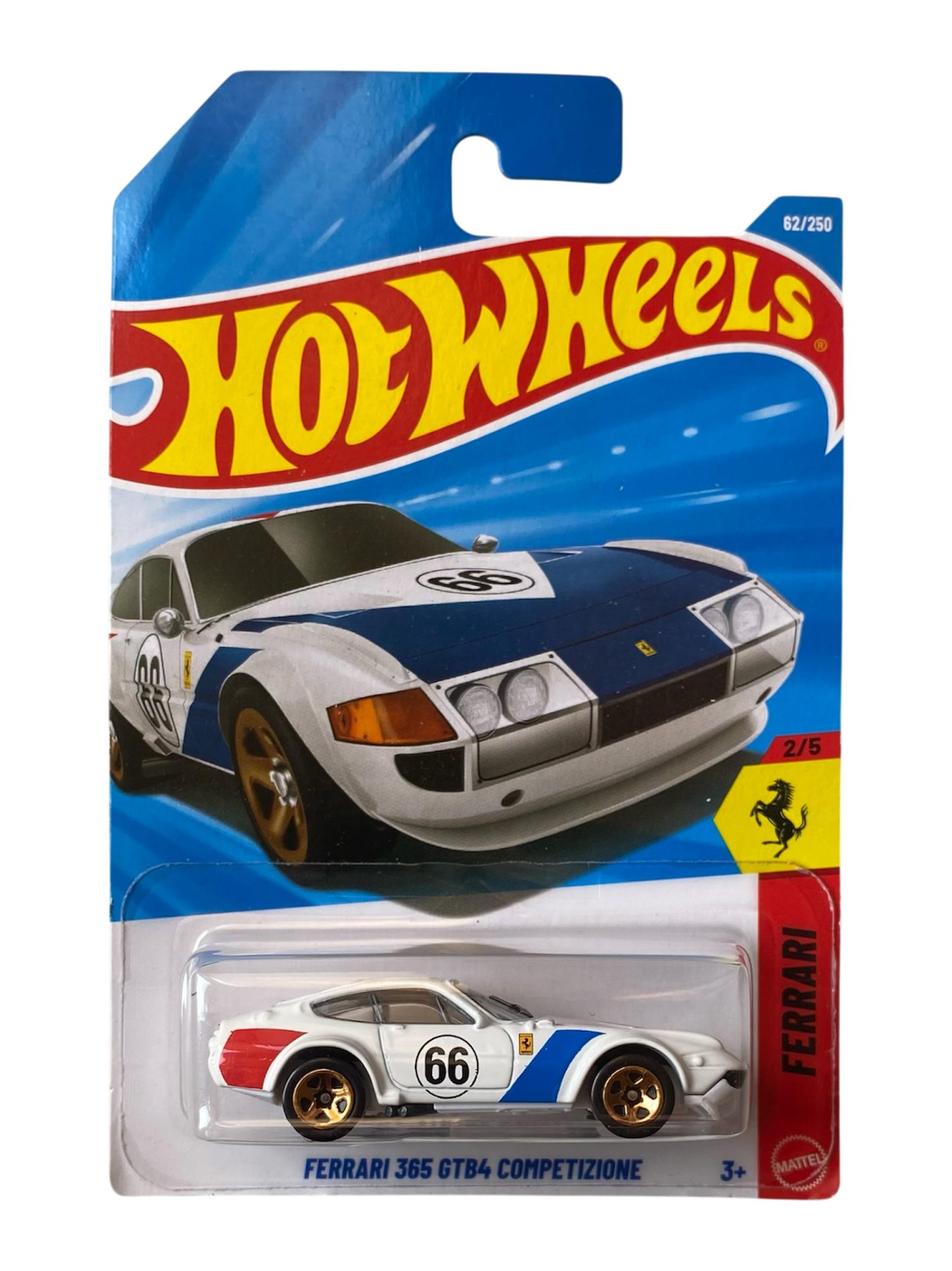 Hot Wheels  Ferrari 365 GTB4 Competizione (Ferrari) White/Gold