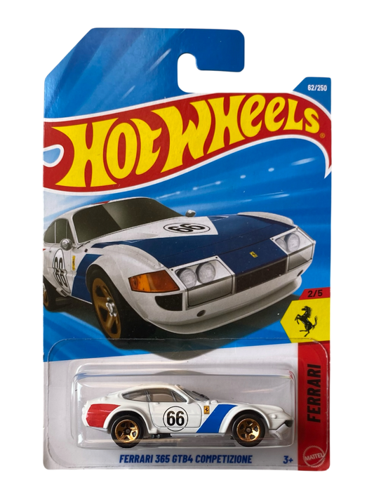 Hot Wheels  Ferrari 365 GTB4 Competizione (Ferrari) White/Gold