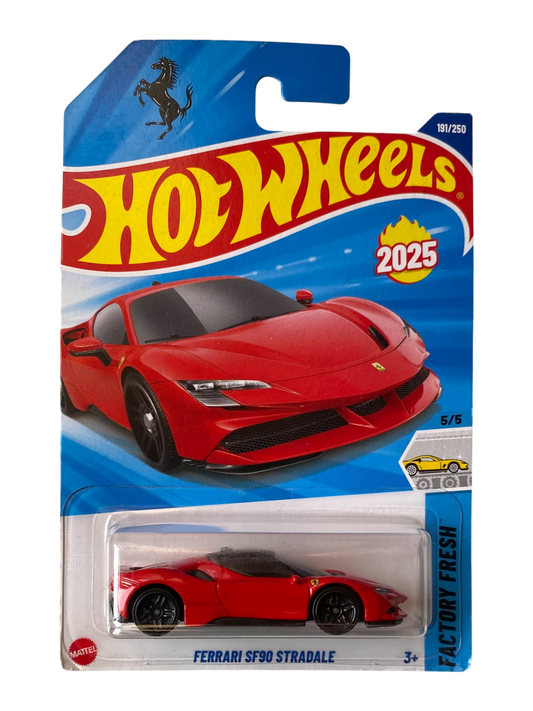 Hot Wheels  Ferrari SF90 (Factory Fresh) Red