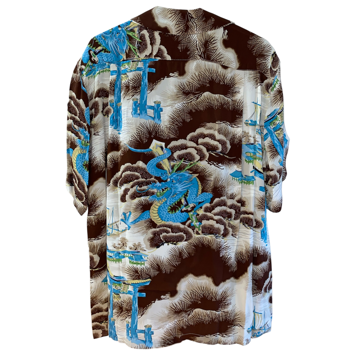 SUN SURF Aloha/Hawaiian Shirt  "DRAGON RETURNS" Style No.SS32719