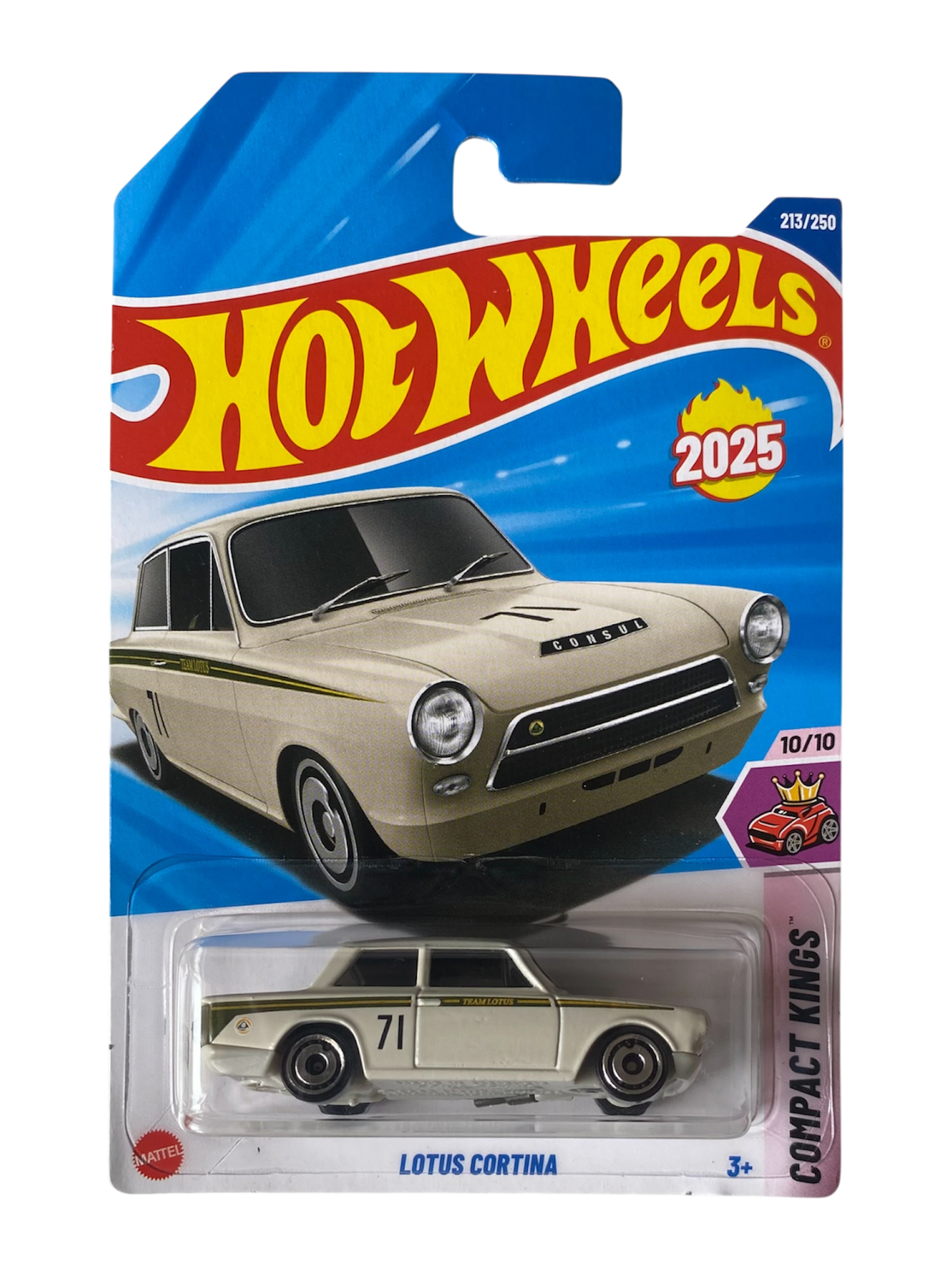 Hot Wheels  Lotus Cortina (Compact Kings) White