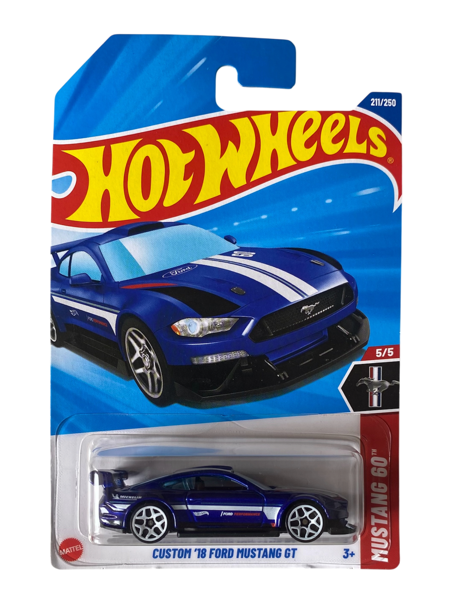 Hot Wheels  Custom ‘18 Ford Mustang GT (Muscle 60th)
